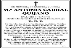 M.ª Antonia Carral Quijano